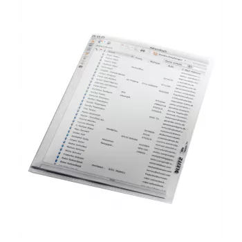 Leitz laatukansio A5, 30 % kierrätettyä muovia kuluttajaa edeltävästä jätteestä, 150 x 210 mm (A5), polypropeeni (PP), läpinäkyvä, pysty, 160 mm, 220 mm