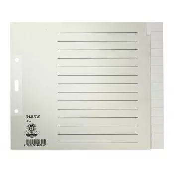 Leitz 12240085 välilehtirekisteri blanko-välilehtirekisteri paperi harmaa
