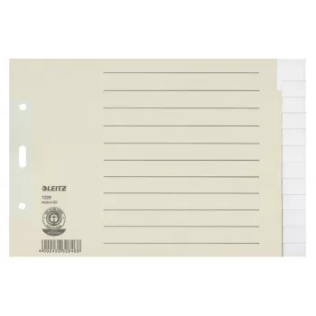 Leitz 12260085 välilehdet blanko-välilehdet paperi harmaa