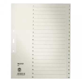 Leitz rekisteri Blanc, 240 mm, 300 mm, 1 kpl Leitz rekisteri Blanc. Leveys: 240 mm, korkeus: 300 mm. Määrä pakkausta kohti: 1 kpl.