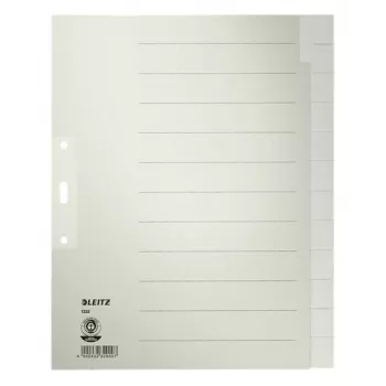 Leitz 12220085 erotusliuskat paperi harmaa