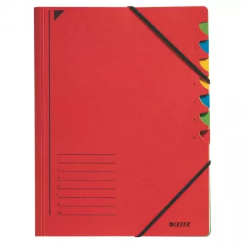 Leitz 39070025 välilehtihakemisto punainen
