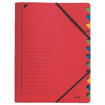 Leitz 39120025 kartonkirekisteri, punainen