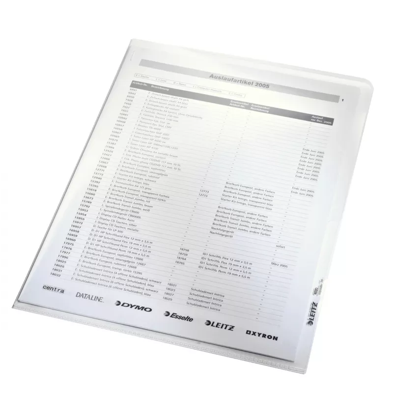 Leitz 40200003 muovitasku 210 x 297 mm (A4) polypropyleeni (PP)