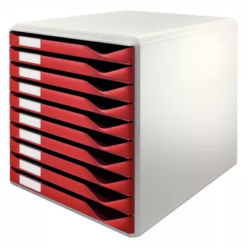 Leitz 52810028 säilytyslaatikko polystyreeni bordeaux, harmaa