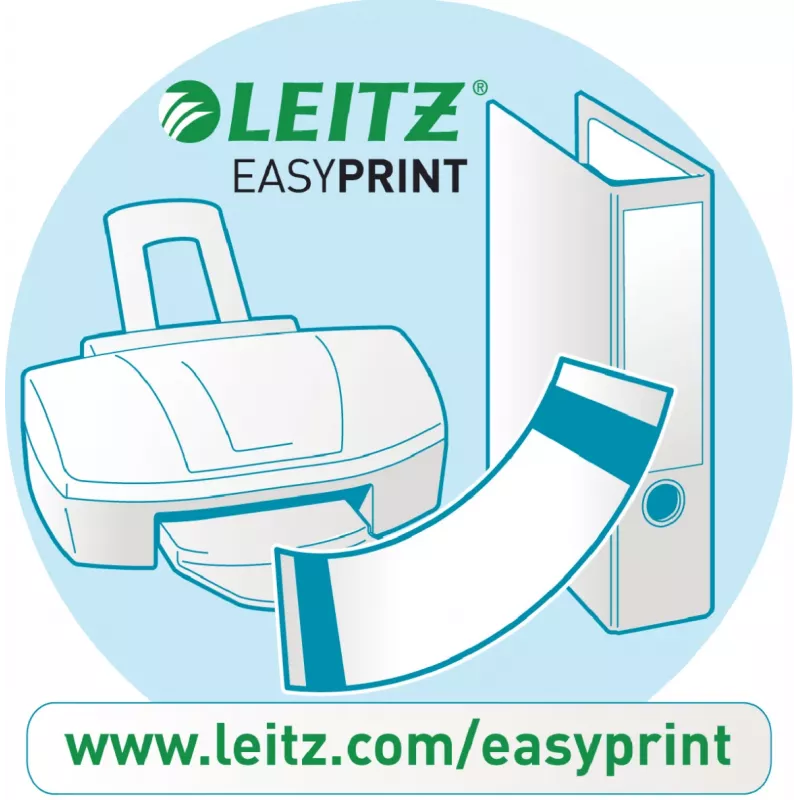 Leitz 16880025 tarra suorakaide punainen 125 kpl