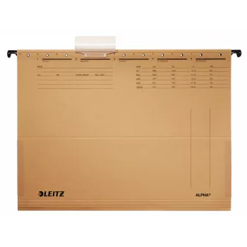Leitz Alpha riippukansio kartonki, metalli A4 ruskea