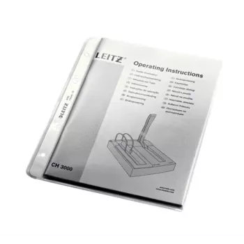 Leitz Premium Pocket A5, 30 % kierrätettyä muovia teollisuusjätteistä, A5, läpinäkyvä, polypropeeni (PP), 0,13 mm, 170 mm, 215 mm
