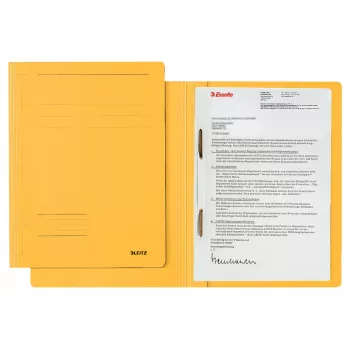 Leitz 30030015 kansio kartonki, muovi keltainen A4