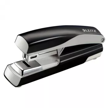 Leitz NeXXt nitoja 5505, 30 arkkia litteä niittaus metalli, 30 arkkia, musta, hopea, litteä niittaus, 26/6, metalli, muovi, 80 g/m²