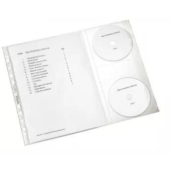 Leitz Premium CD-kotelo A4, 30 % kierrätysmuovia kuluttajaa edeltävistä jätteistä
