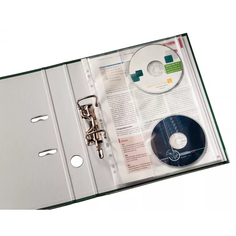 Leitz Premium CD-kotelo A4, 30 % kierrätysmuovia kuluttajaa edeltävistä jätteistä