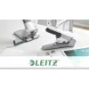 Leitz Heavy Duty flat Clinch -nitoja, 60 arkkia, harmaa, vaaleanharmaa, standard-clinch, 25/10, 6 cm, 110 niittiä