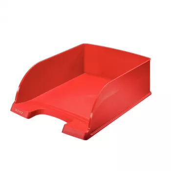 Leitz Briefablage Plus Jumbo, muovi, punainen, A4, kirjekuori, kirje, muistilappu, paperi, 242 x 330 x 95 mm, 255 x 357 x 103 mm