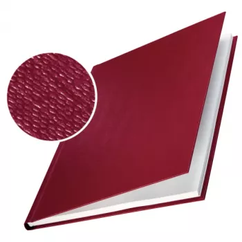 Leitz impressBIND kannet kova pellava 10,5 mm, A4, kartonki, punainen, 105 arkkia, 1,05 cm, 216 mm