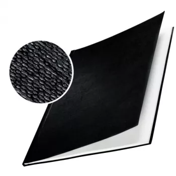 Leitz impressBIND kannet kova pellava 21,0 mm, A4, kartonki, musta, 210 arkkia, 216 mm, 26 mm