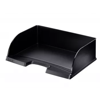Leitz Briefablage Plus Landscape Jumbo, muovi, musta, kirjekuori, kirje, muistilappu, paperi, 350 x 103 x 273 mm, 363 x 273 x 103 mm, 400 g