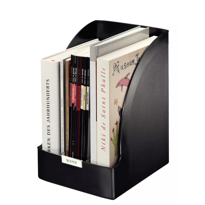 Leitz Magazinsammler Plus Jumbo, musta, muovi, A4, 20,5 cm, 213 mm, 321 mm
