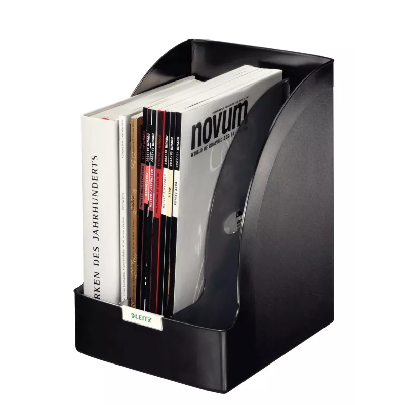 Leitz Magazinsammler Plus Jumbo, musta, muovi, A4, 20,5 cm, 213 mm, 321 mm