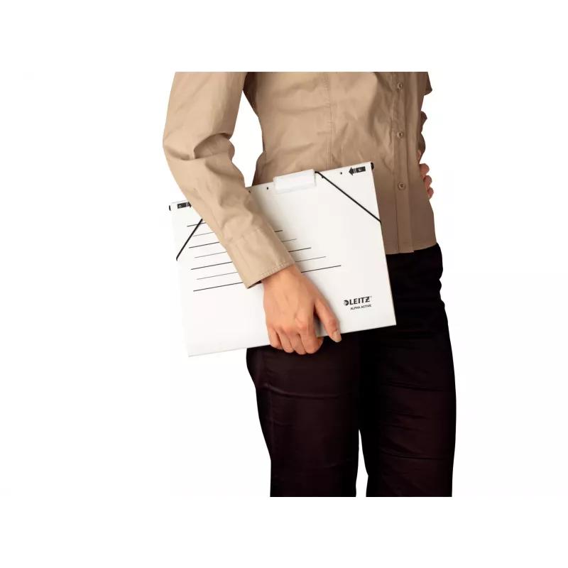 Leitz riipputasku Alpha Active FSC®, A4, musta, kartonki, 348 mm, 260 mm, 90 g