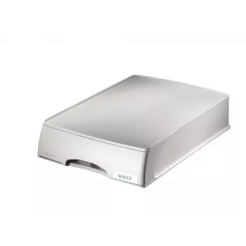 Leitz Briefablage -laatikko Plus, muovi, harmaa, A4, 234 x 325 x 53 mm, 255 mm, 376 mm
