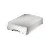 Leitz Briefablage -laatikko Plus, muovi, harmaa, A4, 234 x 325 x 53 mm, 255 mm, 376 mm