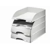 Leitz Briefablage -laatikko Plus, muovi, harmaa, A4, 234 x 325 x 53 mm, 255 mm, 376 mm