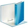 Leitz WOW -rengaskansio laminoitu A4+ 2DR/25 mm, A4, kartonki, sininen, valkoinen, 250 arkkia, 80 g/m²