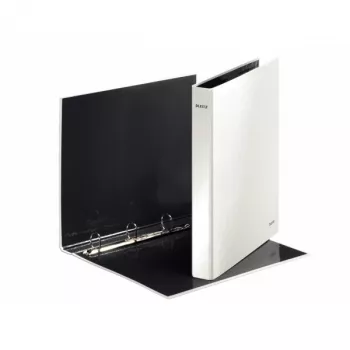 Leitz WOW -rengaskansio laminoitu A4+ 4DR/25 mm, A4, kartonki, valkoinen, 230 arkkia, 80 g/m², 2,5 cm
