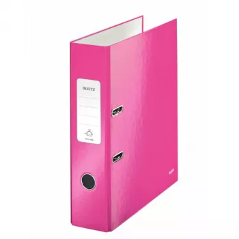 Leitz 180° WOW -kansio POB/laminoitu A4/80 mm, A4, kartonki, pinkki, 600 arkkia, 80 g/m², 8 cm