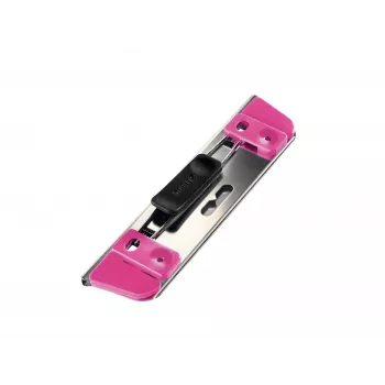 Leitz Active WOW -rei'itin LAF-kansioille, 2 arkkia, metalli, pinkki, muovi, ruostumaton teräs, 8 cm, 5,5 mm, 30 g