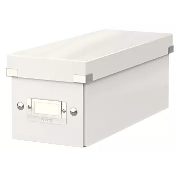 Leitz Click & Store WOW CD-säilytyslaatikko, valkoinen, kartonki, 143 mm, 352 mm, 136 mm, 440 g