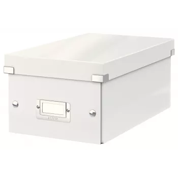 Leitz Click & Store WOW DVD-säilytyslaatikko, valkoinen, kartonki, 206 mm, 325 mm, 147 mm, 570 g