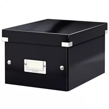 Leitz Click & Store WOW pieni säilytyslaatikko, musta, kartonki, 7,4 L, 200 x 250 x 148 mm, 540 g, 1 kpl