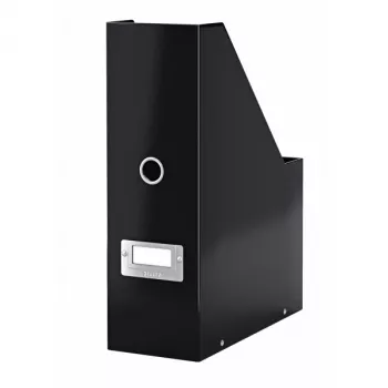 Leitz Click & Store WOW aikakauslehtikotelo, musta, kartonki, 103 mm, 253 mm, 330 mm, 95 x 245 x 310 mm