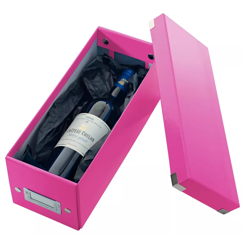 Leitz Click & Store WOW CD-säilytyslaatikko, pinkki, kartonki, 143 mm, 352 mm, 136 mm, 440 g