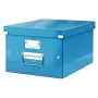Leitz Click & Store WOW keskikokoinen säilytyslaatikko, sininen, kartonki, 16,7 L, 281 mm, 200 mm, 265 x 335 x 188 mm