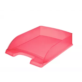 Leitz asiakirjalokero Standard Plus Frosty Standard, muovi, punainen, A4, 255 x 357 x 70 mm, 270 g