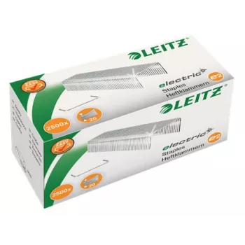 Leitz niitit 24/6 E2 sähkölaatikko 2500, niittipakkaus, 24/6, 6 mm, 2500 niittiä, E2, teräs