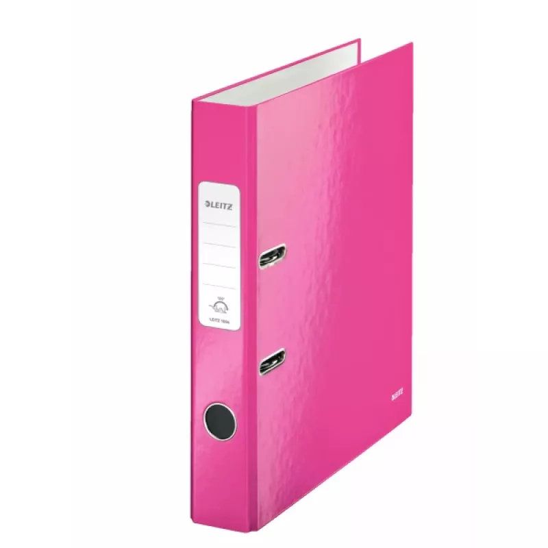 Leitz vivusto 180° WOW POB/laminoitu A4/50mm, A4, kartonki, pinkki, 350 arkkia, 80 g/m², 5 cm