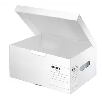 Leitz arkistolaatikko Infinity FSC® A4, valkoinen, A4, 430 g, 355 x 255 x 190 mm