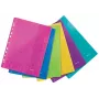 Leitz kannellinen tasku WOW A4 PP värillinen lajiteltu, A4, värit lajiteltu, polypropeeni (PP), 0,2 mm, 235 mm, 4 mm