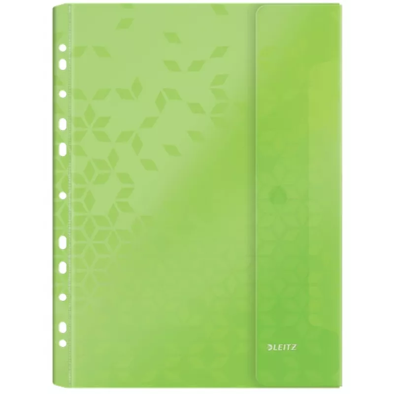 Leitz kannellinen tasku WOW A4 PP värillinen lajiteltu, A4, värit lajiteltu, polypropeeni (PP), 0,2 mm, 235 mm, 4 mm