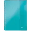 Leitz kannellinen tasku WOW A4 PP värillinen lajiteltu, A4, värit lajiteltu, polypropeeni (PP), 0,2 mm, 235 mm, 4 mm
