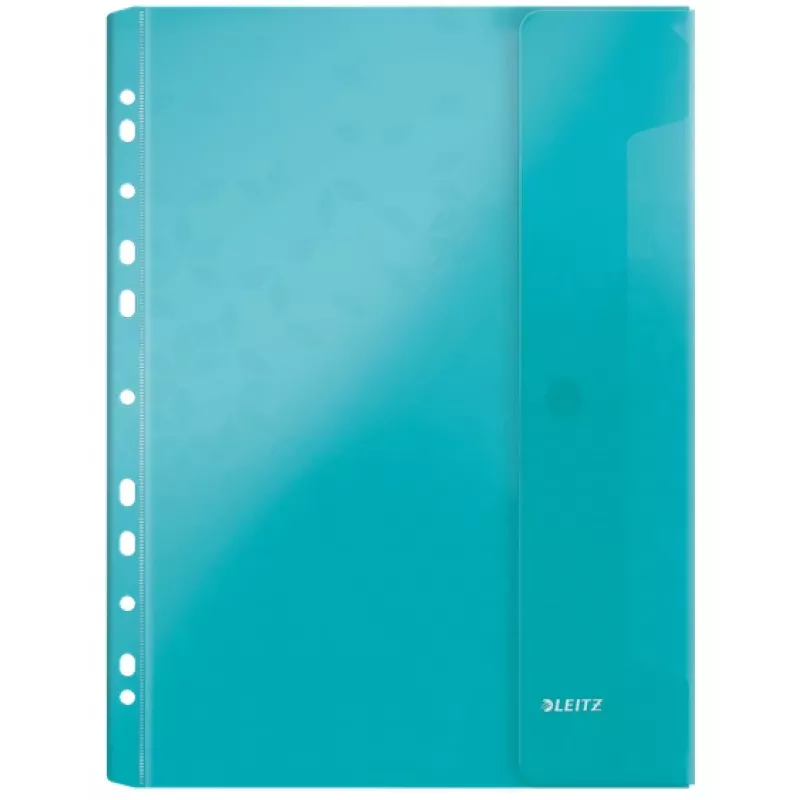 Leitz kannellinen tasku WOW A4 PP värillinen lajiteltu, A4, värit lajiteltu, polypropeeni (PP), 0,2 mm, 235 mm, 4 mm