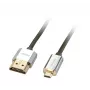 Lindy 2 m CROMO ohut High Speed HDMI - Micro HDMI -kaapeli Ethernetillä