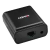 Lindy 60 m 4 portin USB 2.0 Cat.6 -jatko, USB 2.0, RJ-45, USB 2.0, musta, metalli, 52 mm, 60 mm