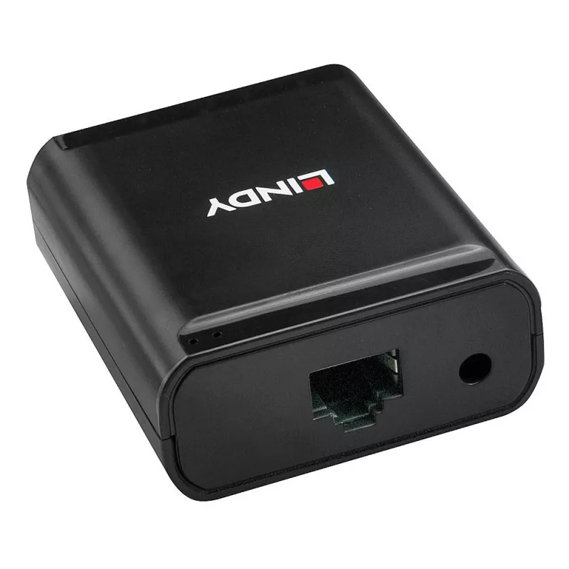 Lindy 60 m 4 portin USB 2.0 Cat.6 -jatko, USB 2.0, RJ-45, USB 2.0, musta, metalli, 52 mm, 60 mm