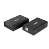 Lindy 100 m 2 portin USB 2.0 Cat.6 -jatko, AV-lähetin ja -vastaanotin, 100 m, langallinen, musta