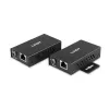 Lindy 100 m 2 portin USB 2.0 Cat.6 -jatko, AV-lähetin ja -vastaanotin, 100 m, langallinen, musta